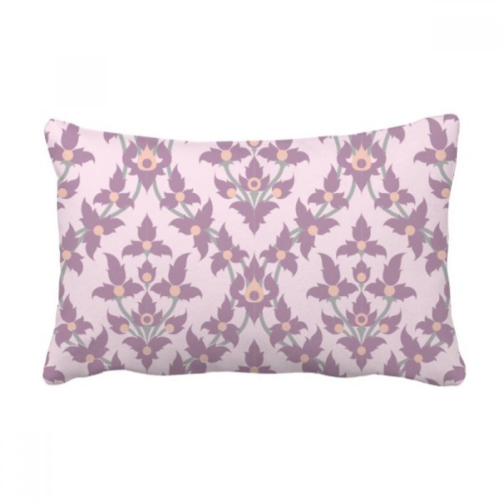 Coussin fleurs lilas décoratif : le cadeau déco canapé idéal