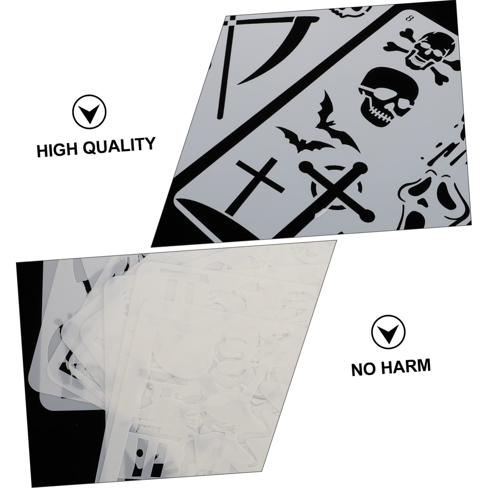 72pezzi Stencil Per Dipingere Halloween Creativi Facile Usare Per Decorazioni Scrapbooking e Artistici Per e Adulti