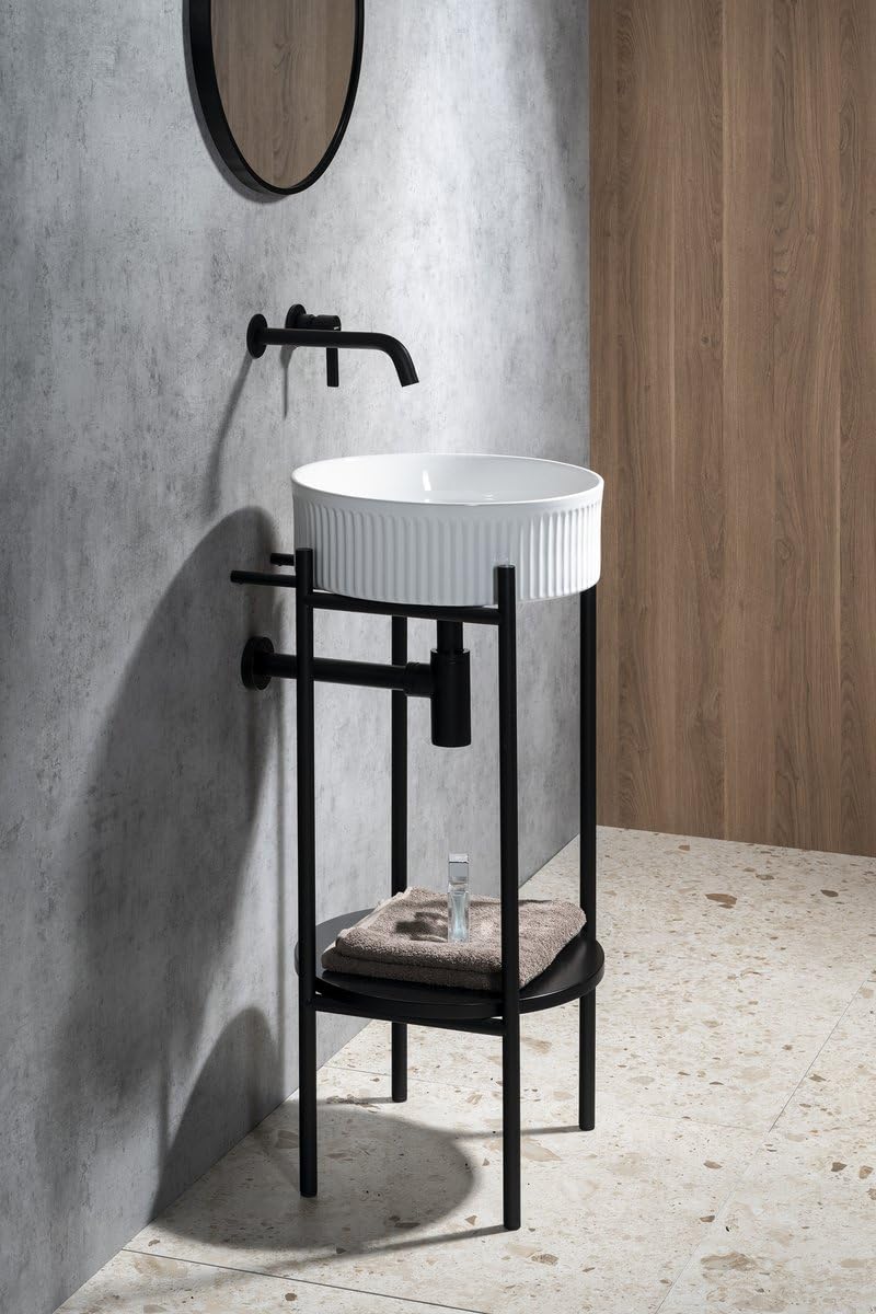 Sapho PICOBELLO Keramik-Waschbecken Durch. 37cm, zum Aufsetzen, Weiß