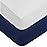 American Baby Company 2 Pack Fitted Crib Sheets 28 x 52, 100% Polyester Ultra Soft Microfiber, White/Navy, for Boys and Girls, Fits Crib and Toddler Bed Mattresses
