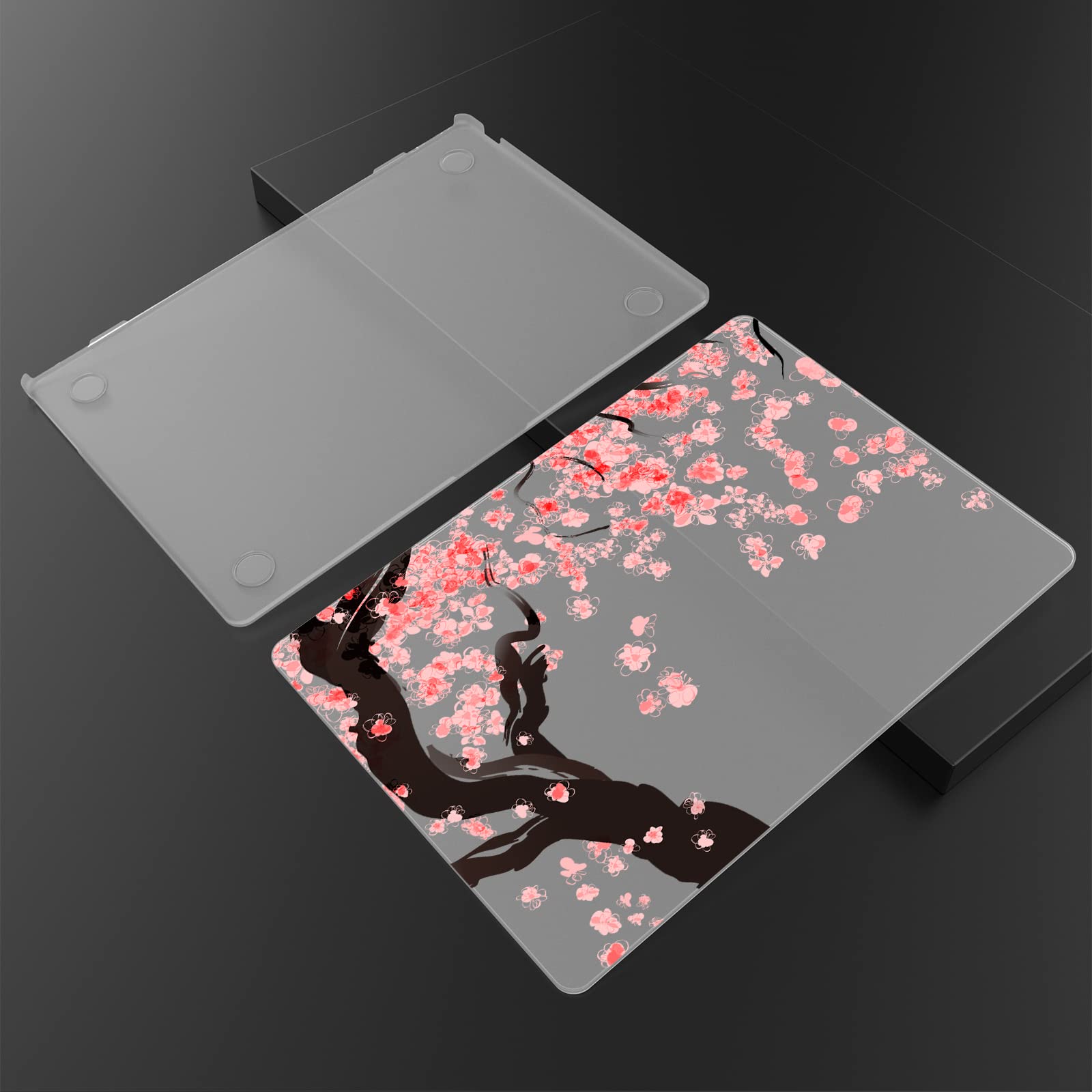 Funda Compatible con MacBook Air de 13.6 Pulgadas, Modelo de versión 2025-2022, Chip A3240 M4 A3113 M3 A2681 M2, Funda rígida con patrón Impreso para MacBook Air 13.6, Flores de Cerezo A9