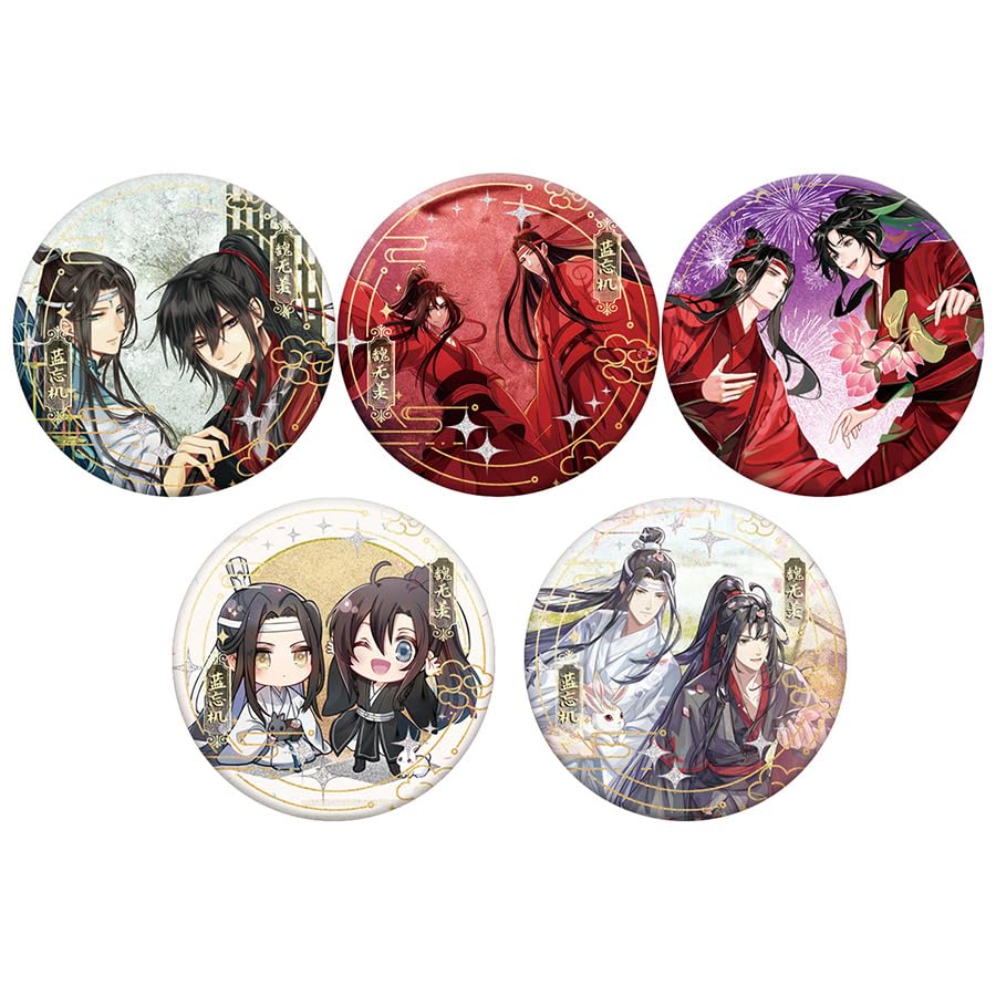Amazon.co.jp: 魔道祖師 グッズ 魔道祖師 缶バッジ バッジセット 金属