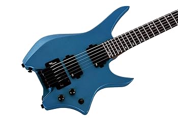 リセス　ハイパーノヴァ NEXT HN3 Headless Electric Guitar in Metallic Deep Purple