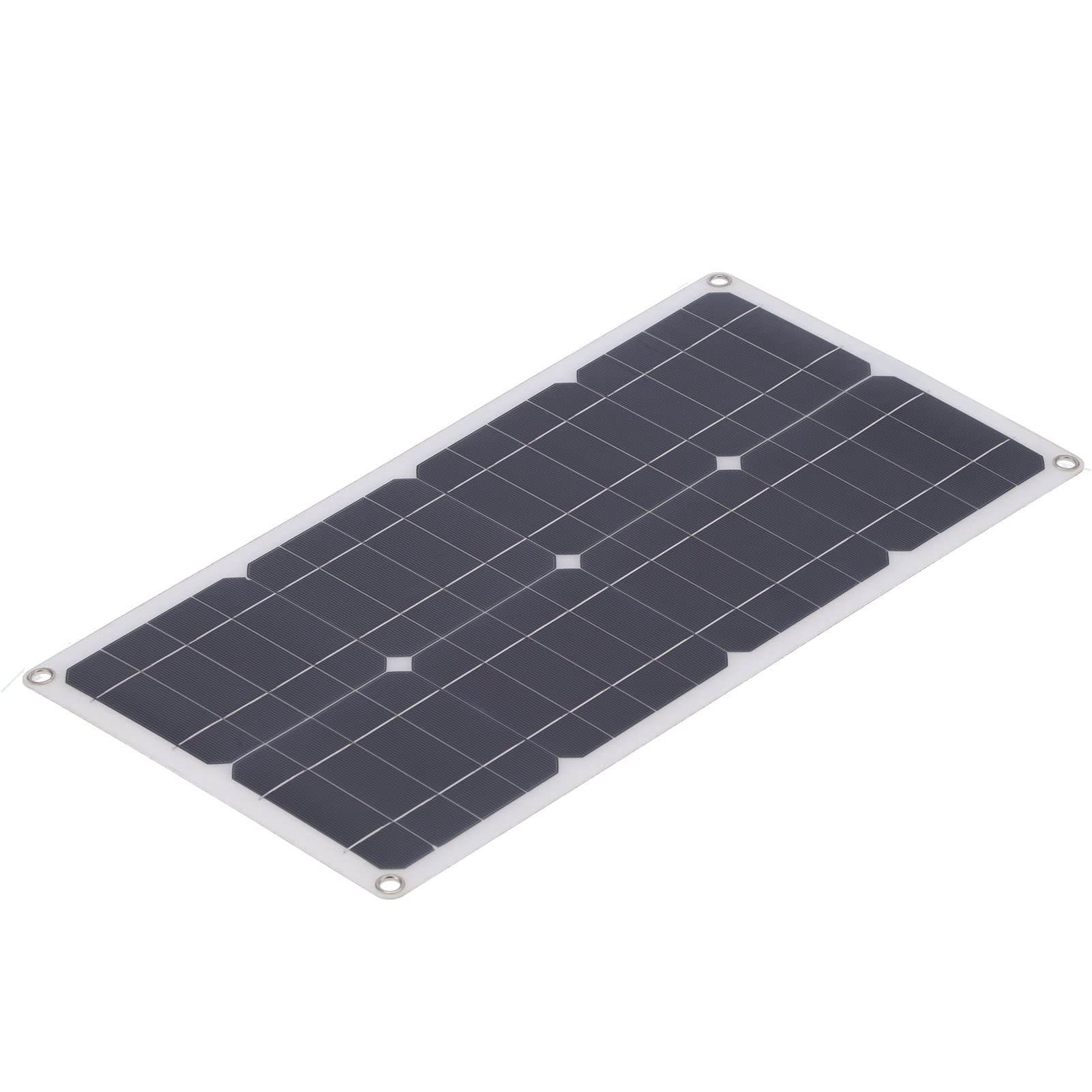 Pannello Solare da 25 W Caricabatterie da Viaggio Fotovoltaico Rv Energia Solare Controller da 30 A Pannello Batteria Al Silicio Kit Caricabatterie Monocristallino Potenza per