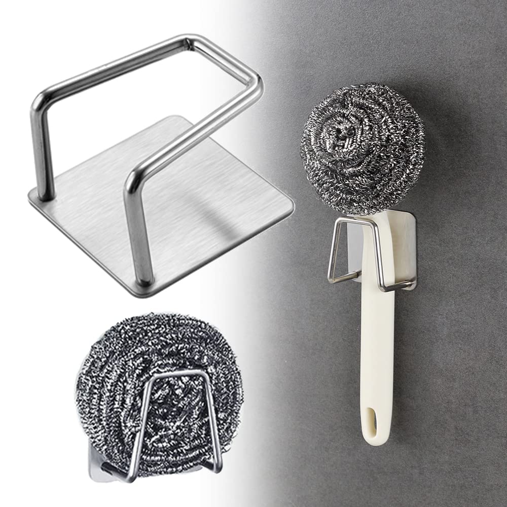 2 supporti per spugna da cucina, in acciaio inox | FindTheDeal