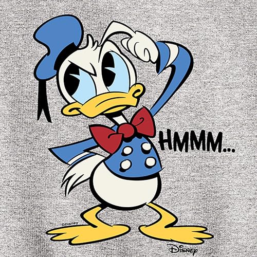 Disney Donald Duck - HMMM… - Youth Crewneck Fleece Sweatshirt3