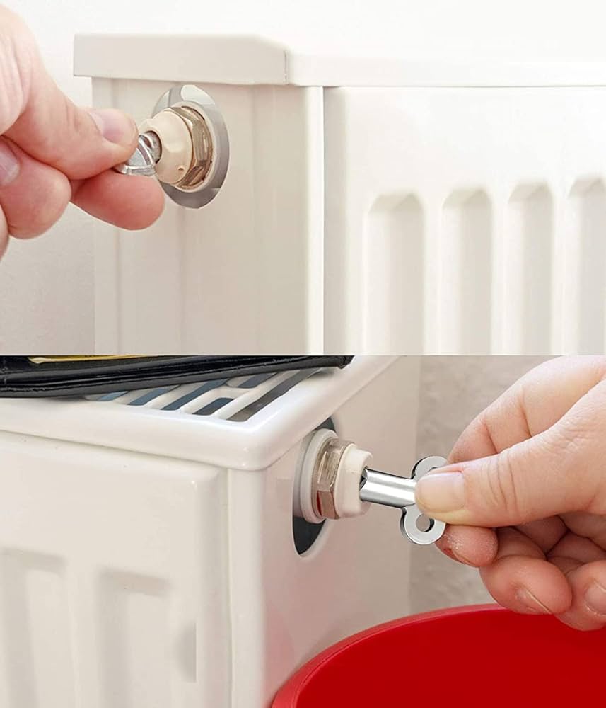 2 Chiavi Per Sfiato Radiatori - In Alluminio/Acciaio - Per Riscaldamento - Antirottura - Facile Uso - Foto 2