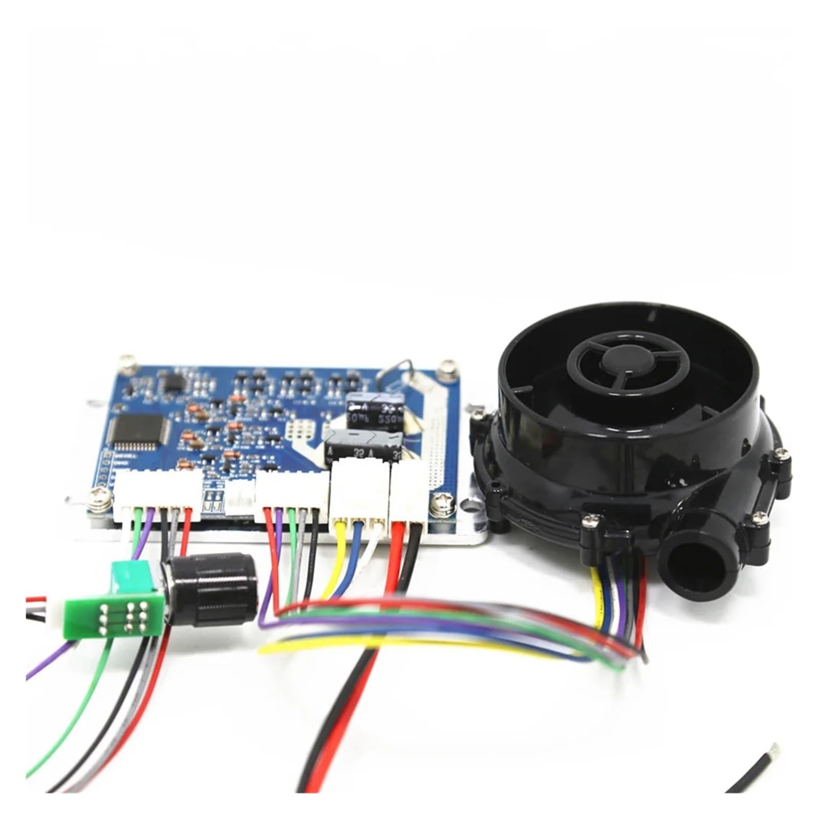 Centrifugal Blower 12V/24V+Drive Plastic Black WS7040-12-X200N/WS7040-24-V200N Small Brushless Centrifugal Blower(WS7040-24V and Drive)