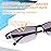 LUFF 4PCS Anti-Blu-Ray Reading Glasses Uv400,Sun Readers With Spring Hinges(2.5X)