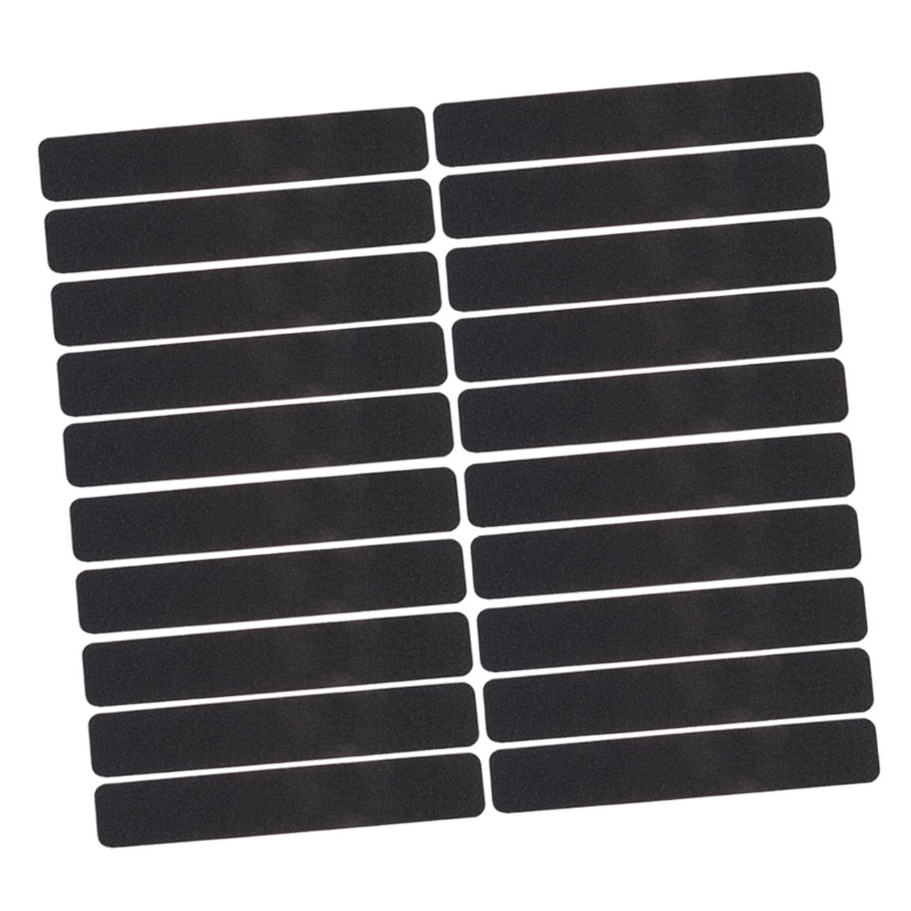 VILLCASE Self-Adhesive Anti-Slip Floor Stickers Slip Frosted Removable Decals 20 Sheets 2x12 Inches