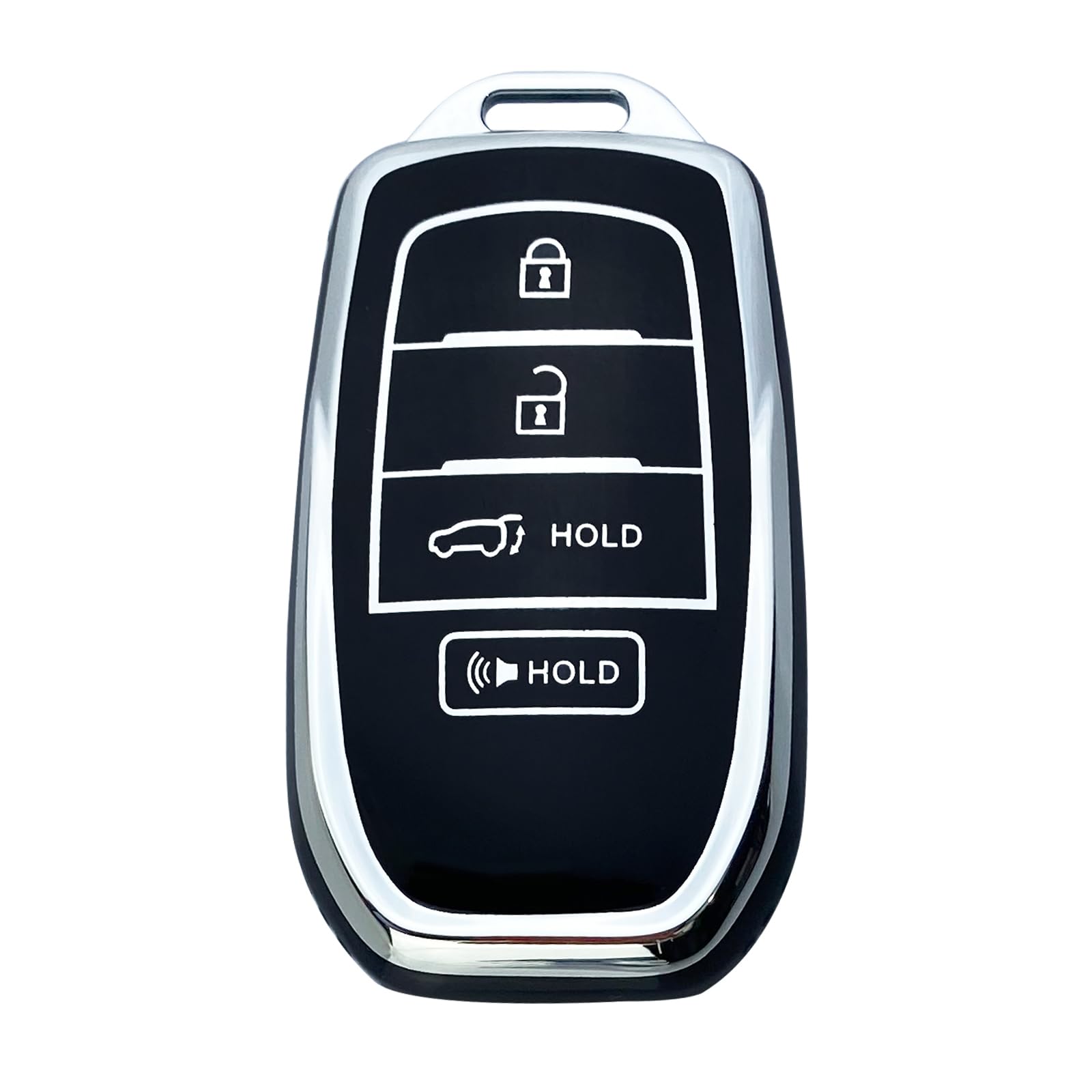 Key Fob Cover Case Compatible with Toyota RAV4 Prime Corolla Cross Tundra Grand Highlander Venza Sienna