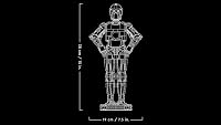 LEGO Star Wars 75398 C-3PO Figura - Felnőtt Gyűjtői Modell 1138 Elemmel, Állvánnyal és Információs Táblával - Star Wars Rajongói Ajándék

AI 7
