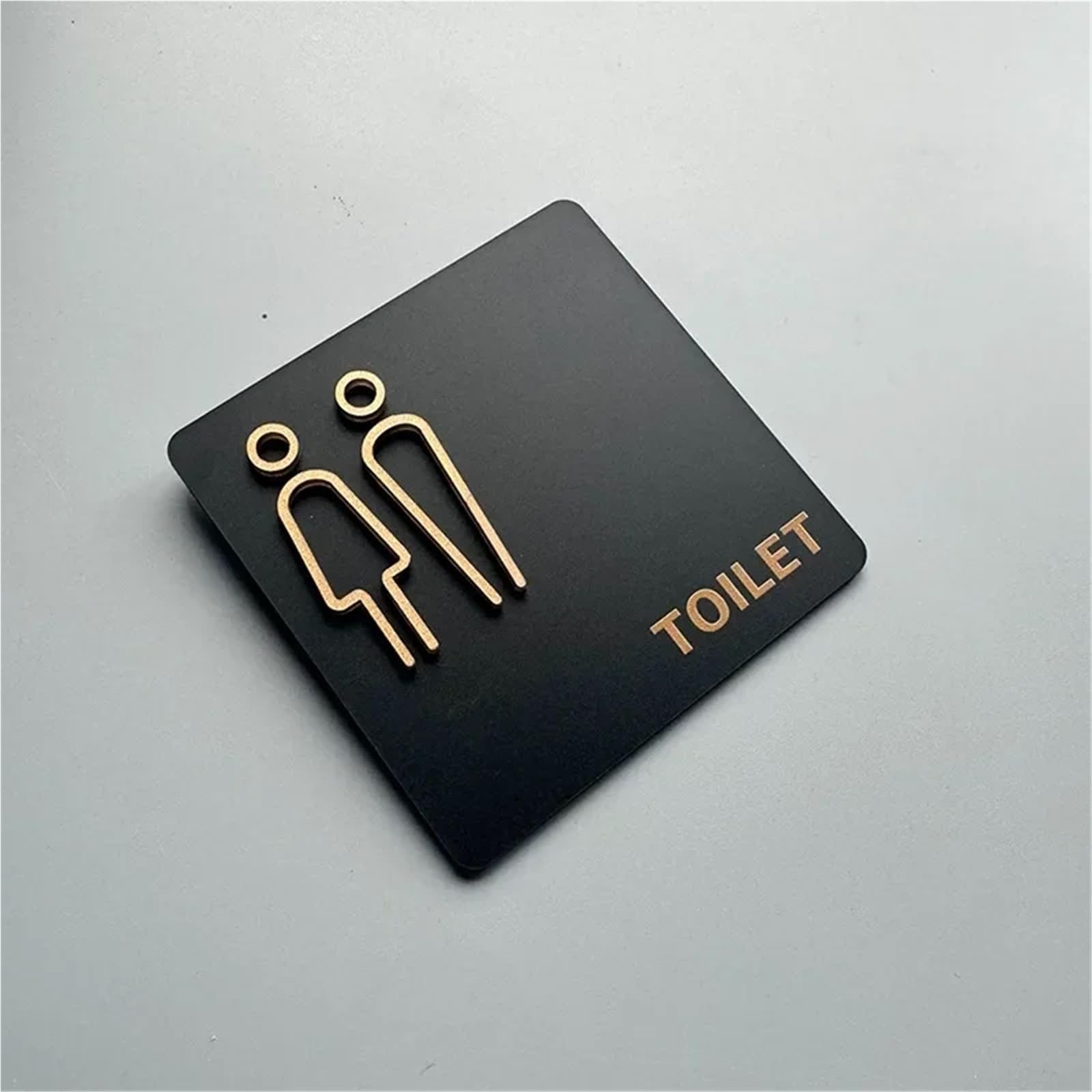 Signalétique des toilettes - Porte des toilettes hommes et femmes - Hôtel