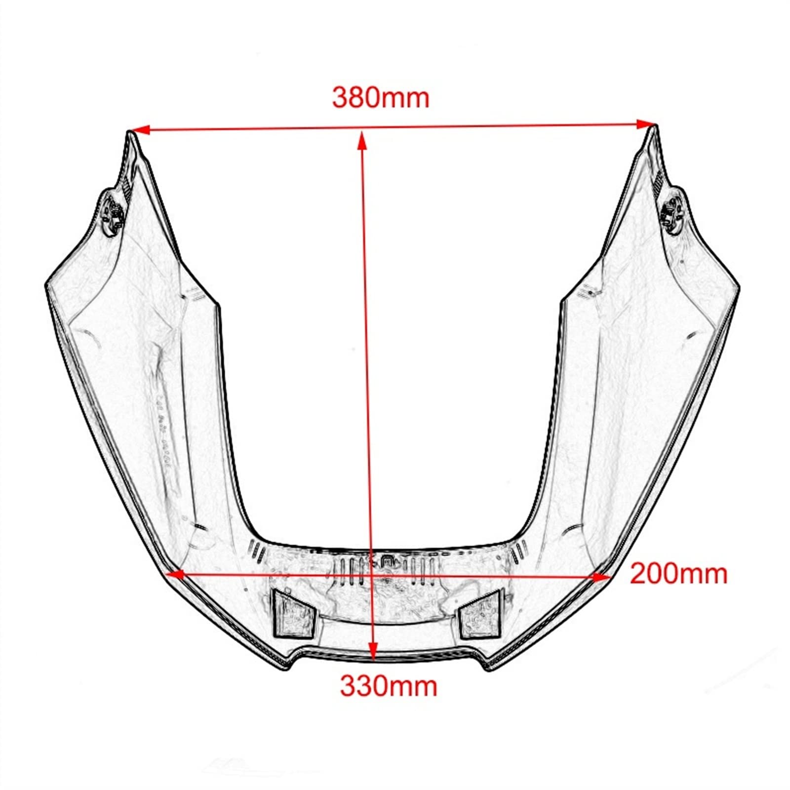 SSFRI Parafanghi Anteriori for carenatura Anteriore Becco esteso for BMW R 1200GS R1200 GS R 1200 GS 2008 2009 2010 2011 2012