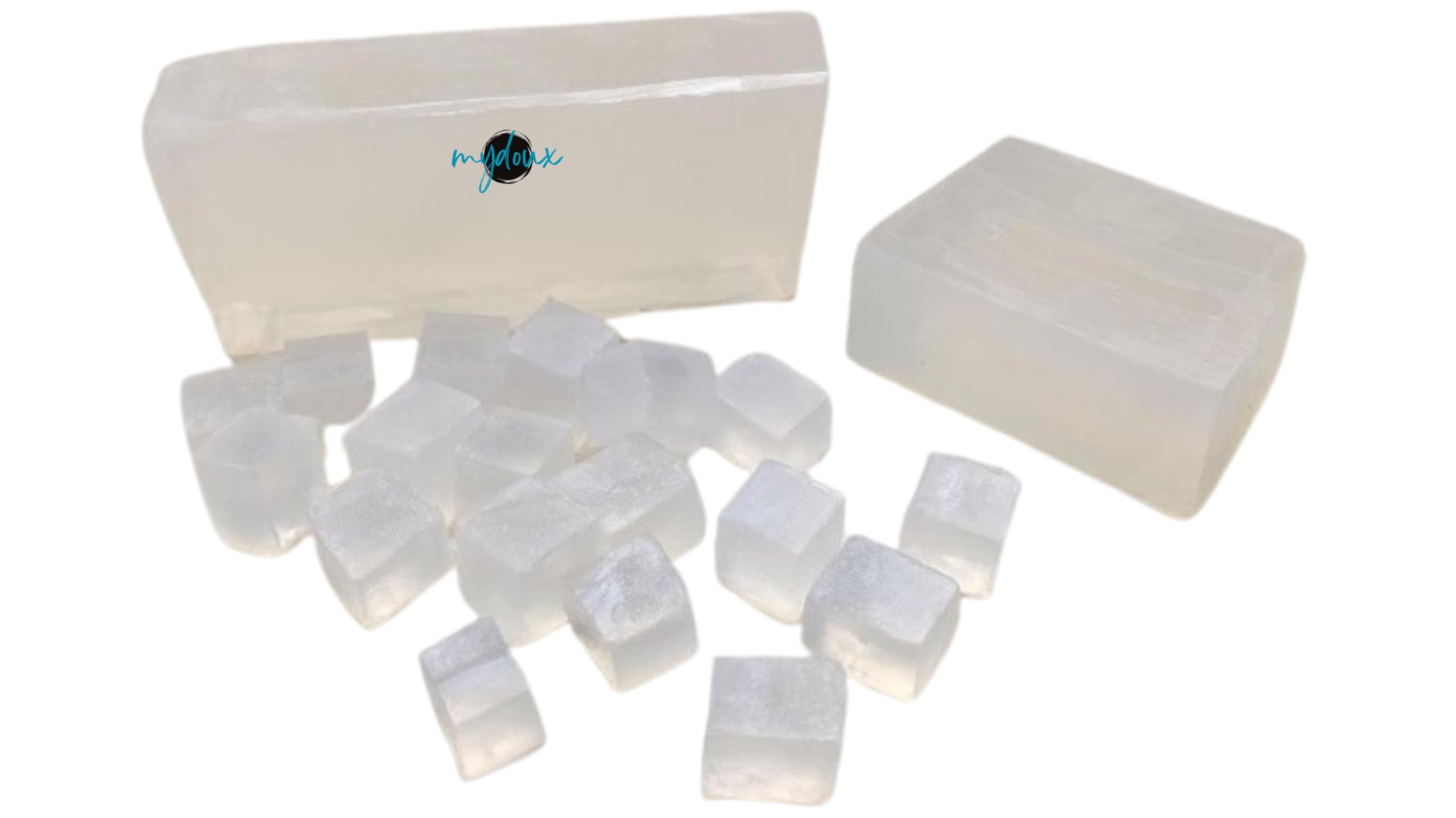 Glycerine Transparent MyDoux/Clear Glycerine Soap Base - 100% Pure and Natural - No Paraben, SLS, Tallow, Alcohol Free (Clear Soap, 0.500 Gram)