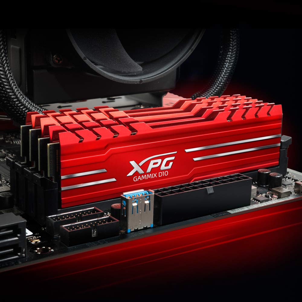 XPG GAMMIX D10 16GB(8GB2枚組) DDR4 2666MHz Memória XPG GAMMIX D10 16GB DDR4 2666MHz, overclocking com Intel