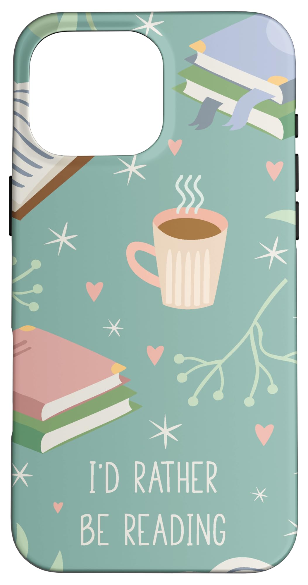 iPhone 16 Pro Max I'd Rather Be Reading - Cute Book Lover Gift Case