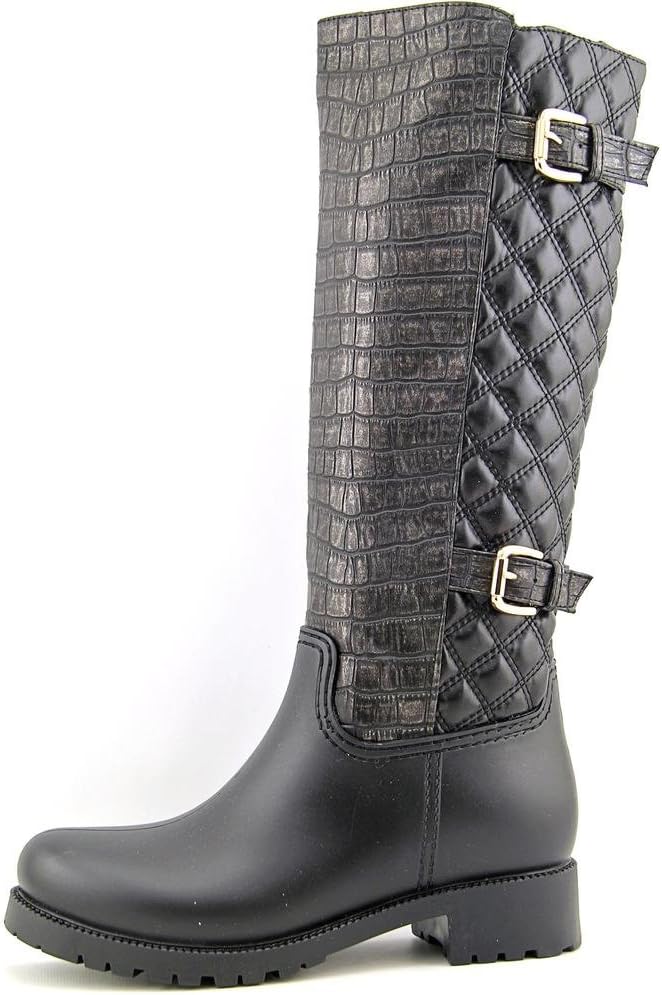 Spring Step Women's Sauna Rain Boot, Black, 37 EU/6.5-7 M US