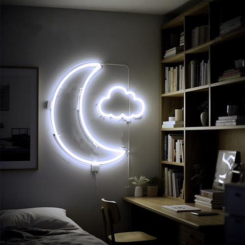 Miniatura 2 de Tira de luz de neón blanca de 3.28 pies, tira de luces LED blancas USB de 5 V con controlador táctil, cuerda de luz de neón flexible para