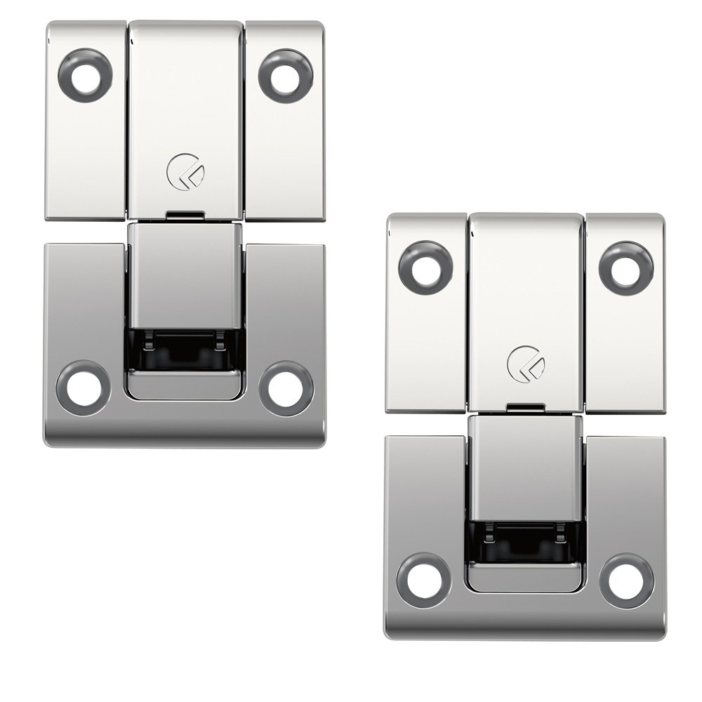 Gedotec Kimana 3D Adjustable Furniture Hinge for Furniture and Flaps, Set of 2
