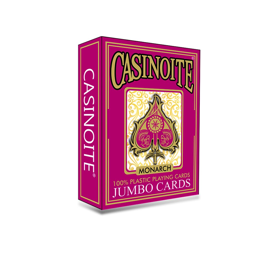 casinoite Monarch 100% Plastic Poker Playing Cards (Pink) (B0D768K2QZ) Amazon Price History, Amazon Price Tracker