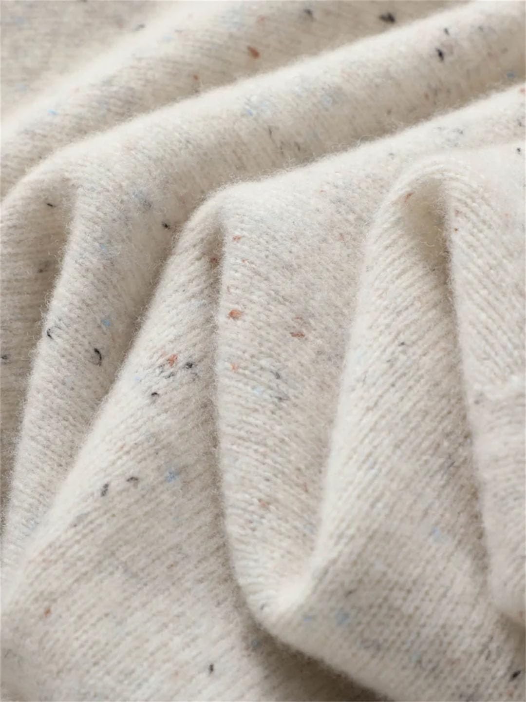 Maglione invernale da donna a collo alto in cashmere, stile raglan casual, abbigliamento spesso e caldo, lavorato a maglia in lana merino