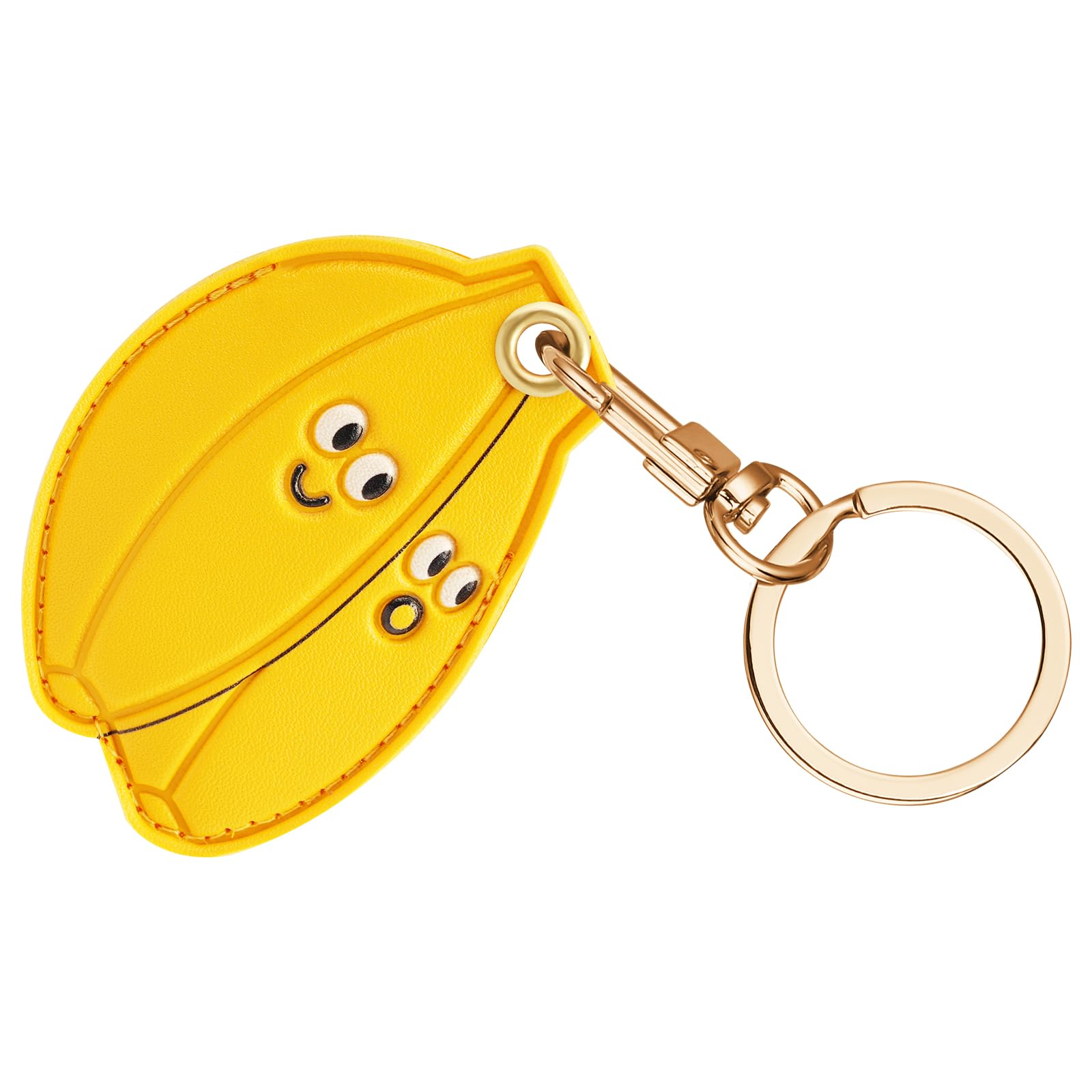 AXFEE 360° Protective Case for Air-Tag, Cartoon Leather Air Tag Keyring Case For Apple Air-tag Holder, Holder Case for Air-Tags, Air tag Holder Protective case, Decorations for Key, Bag, Pet Collar — view 27