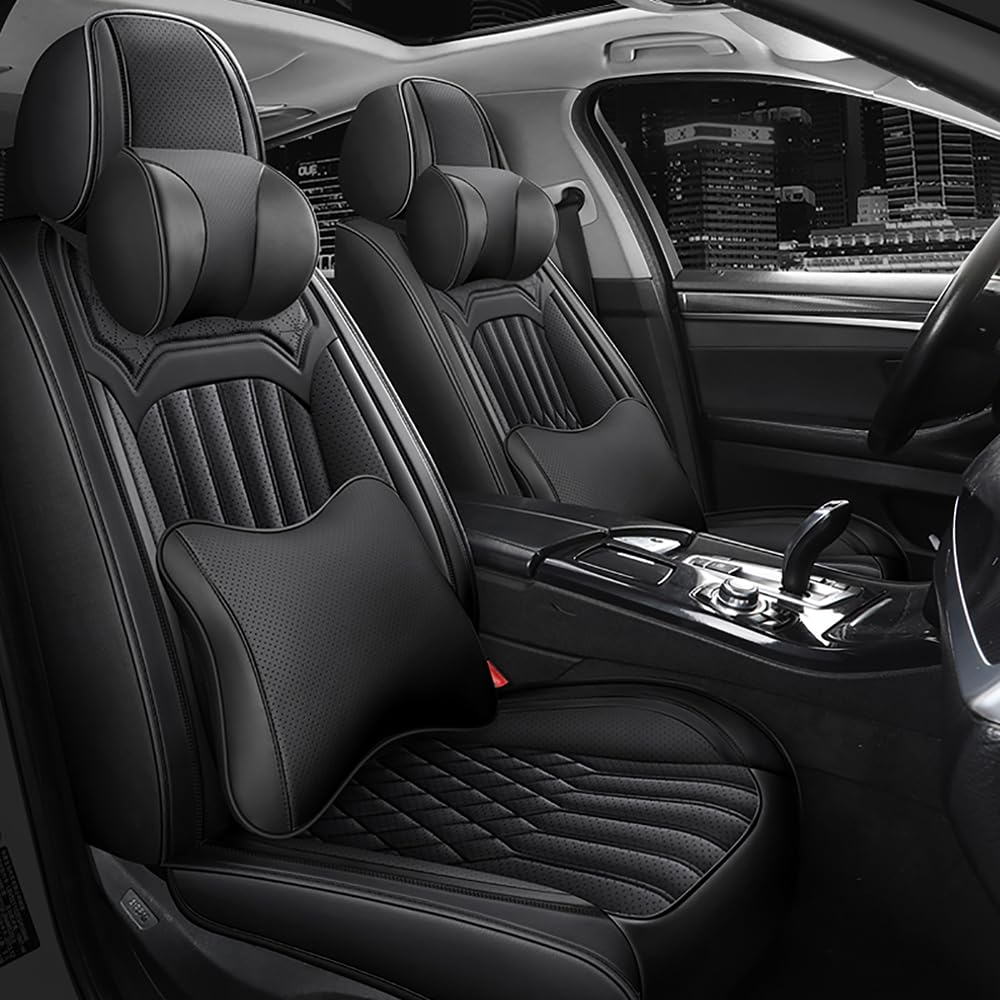 Set For Nissan Kicks SV S SR 2018-2025 Car 5 Seat Covers PU Leather - View #10