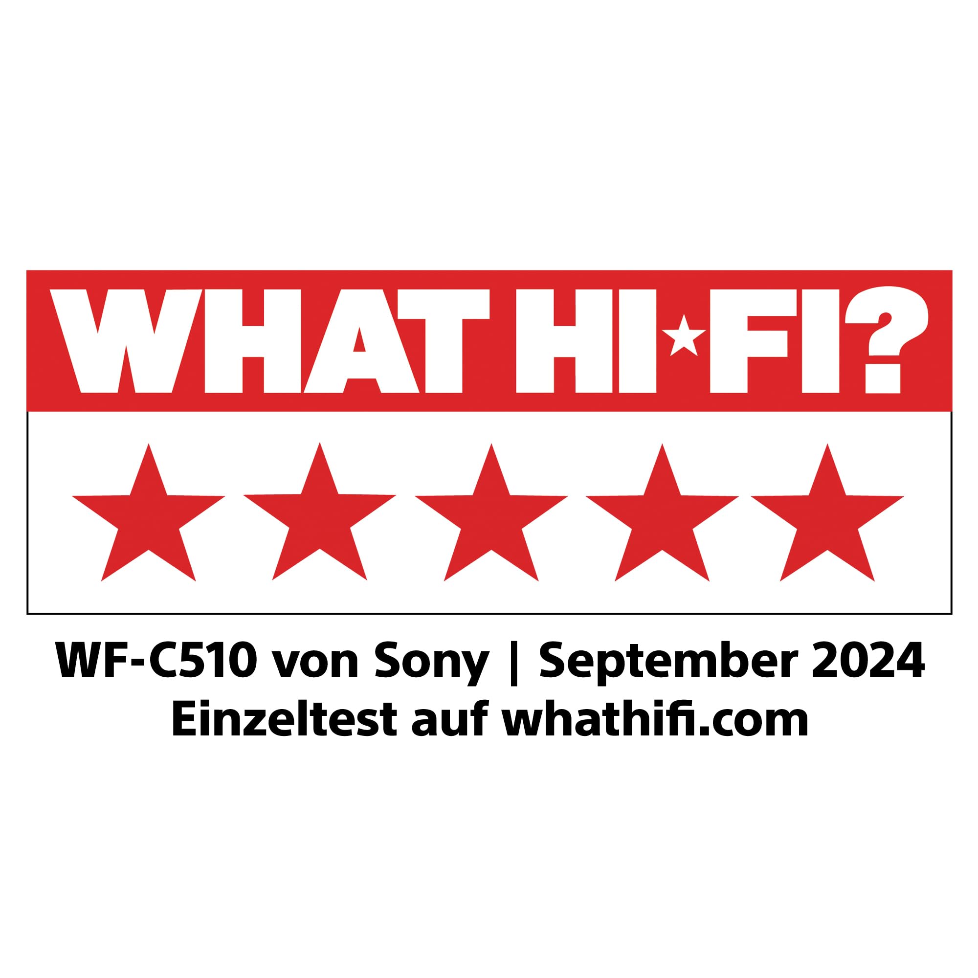 Sony WF-C510 Truly Wireless Kopfhörer - Kleine, leichte Bluetooth In-Ear-Kopfhörer mit Multipoint-Connection, Ambient Sound, IPX4 Rating, Spotify Tap, Quick Charge, 22 HR Akku, iOS & Android - Schwarz