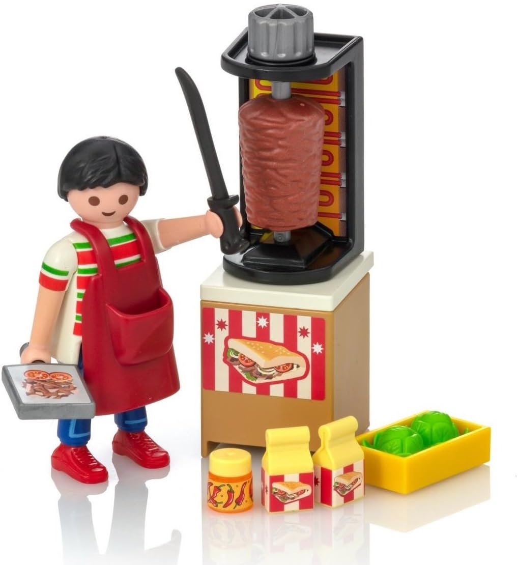 9088 Special Plus Kebab Vendor, Fun Imaginative Role-Play, PlaySets Suitable for Children Ages 4+