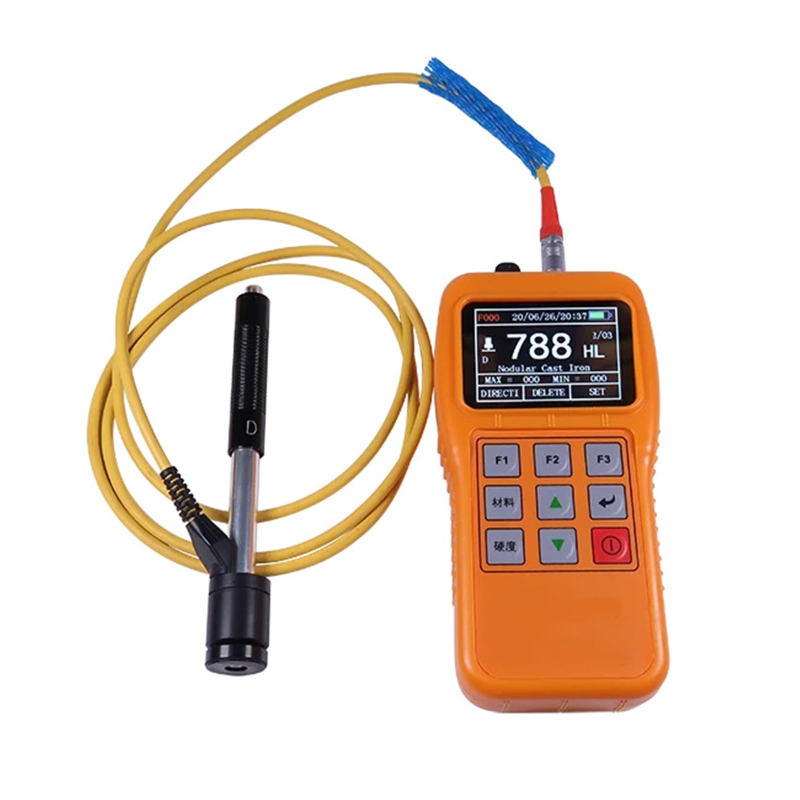 Gqnblvhzupdm One Color Hardness Tester Leeb Hardness Tester High Precision 3 Inch Screen
