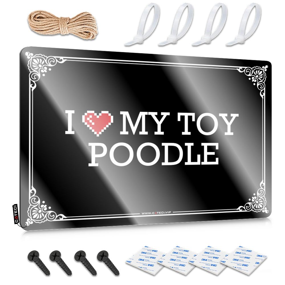 Art Soft Bath Cottage I Love My Toy Poodle For Stair - Funny Bedroom Decor Customizable(30X40CM)