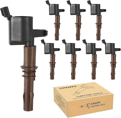 Paquete de bobinas de encendido compatible con V8 4.6 5.4 2008 2009 2010 Ford F150 F250 F350 Super Duty, Expedition Explorer Mustang Lincoln