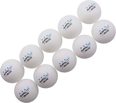 MAPOL 100 Pack White 3-Star Table Tennis Balls Advanced Training Ping Pong Ball