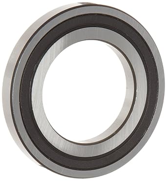 WJB 16006-2RS Deep Groove Ball Bearing, Double Sealed, Metric, 30mm ID, 55mm OD, 9mm Width, 2520lbf Dynamic Load Capacity, 1650lbf Static Load Capacity
