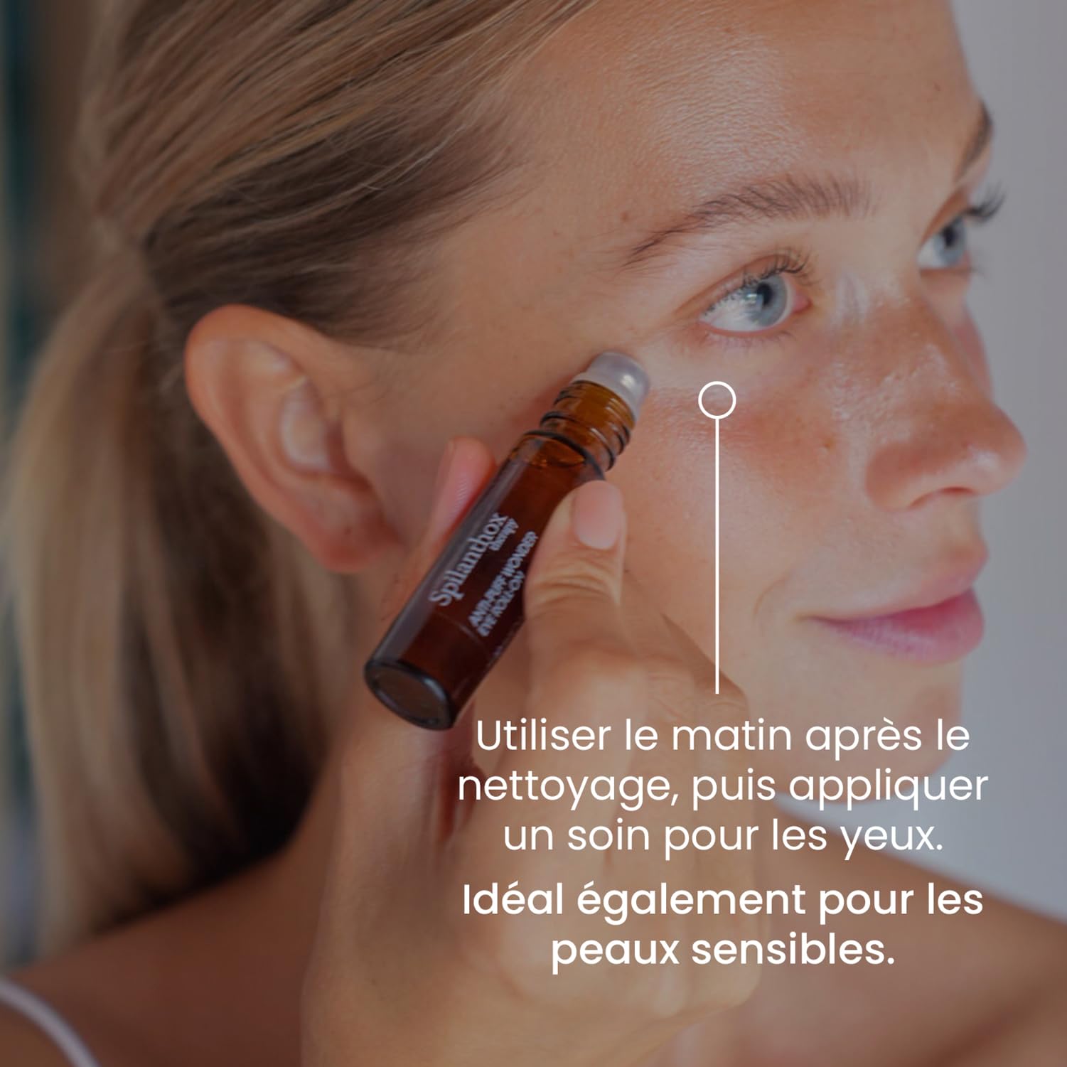 Spilanthox therapy - Anti-Puff Wonder Eye Roll-On - La caféine & l'acide hyaluronique réduisent les cernes - Lissage des mimiques & réduction des rides grâce au spilanthol - produit naturel vegan