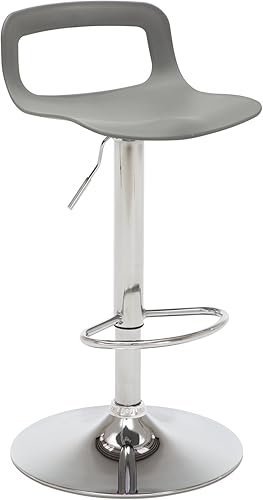 Miniatura 13 de NOBPEINT Taburete de bar giratorio ajustable con elevación de aire cromado contemporáneo, juego de 2, negro Negro -,Verde,Gris,Blanco