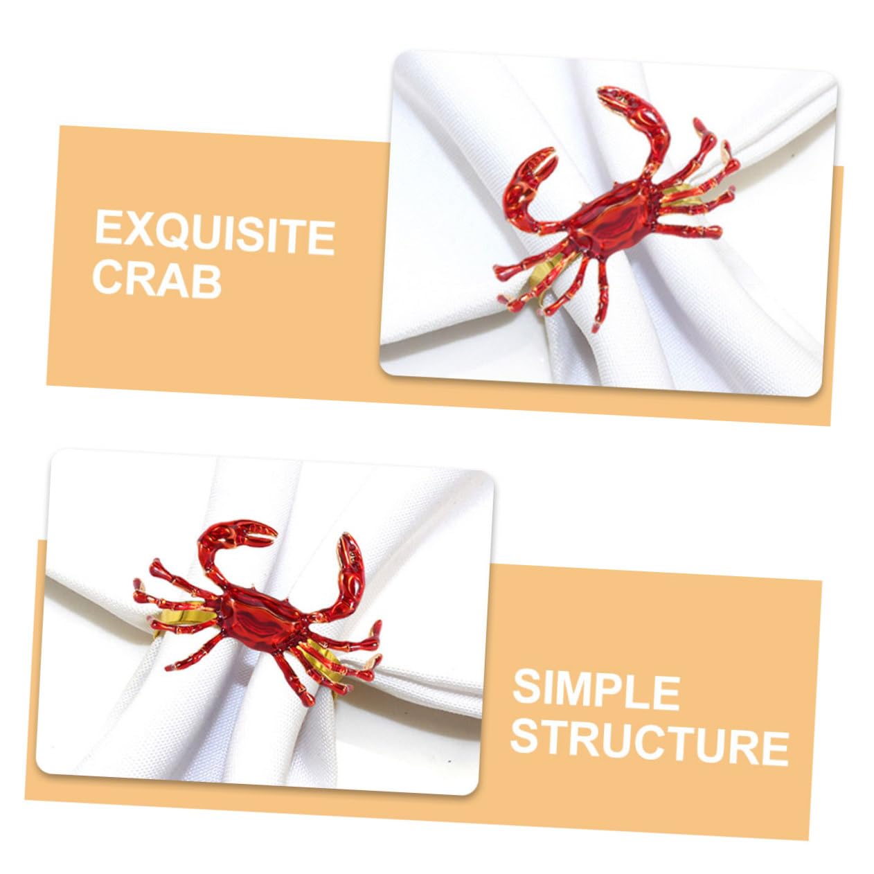Alipis 12stücke Teiliges -förmigen Serviettenringen Napkin Buckles Für Hochzeiten Und Partys Tischdekoration Und Vielseitige Nutzung