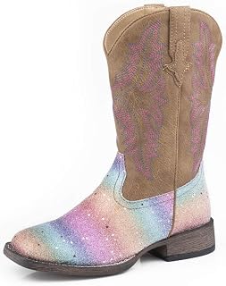 Girls Glitter Rainbow Boot