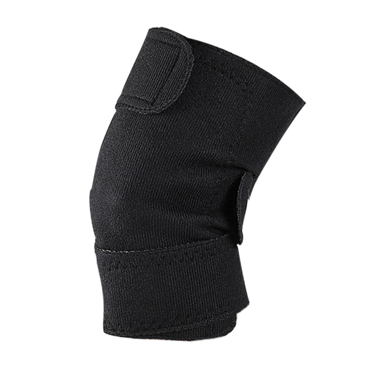 SHERCHPRY 1Pair Adjustable Knee Pad with Patella Support Self Heating Sports Brace for Running Weightlifting Outdoor Activities Comfortable Sweat Absorbent Material present