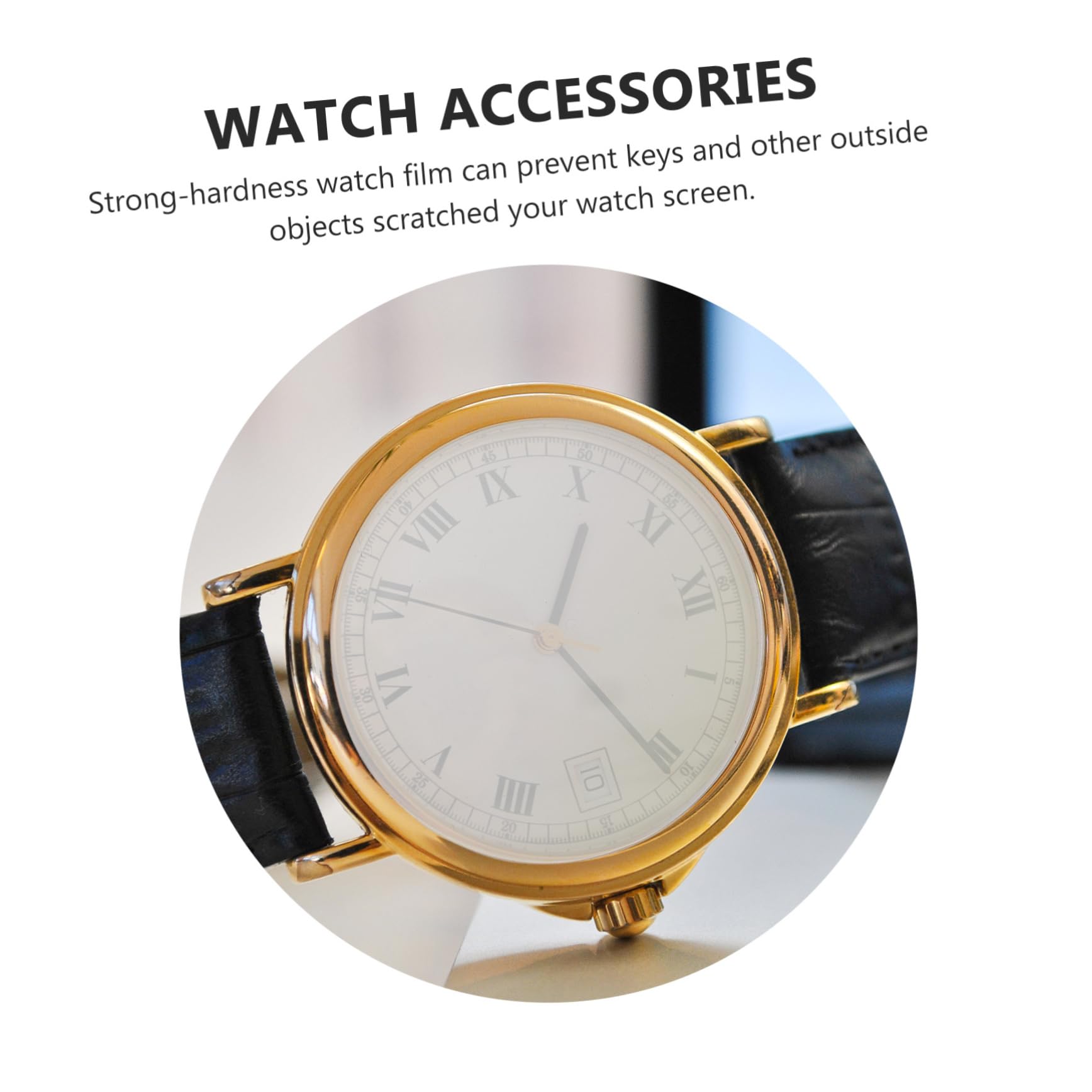 OSALADI 20stücke Schutzfolien Für Uhren Kratzfestes Transparentes Gebogenes Glas Für Smartwatches Installieren Passend Für Runde Uhren