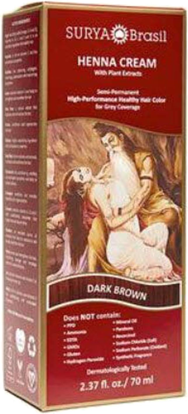 Surya Brasil Henna Hair Color Cream SemiPermanent