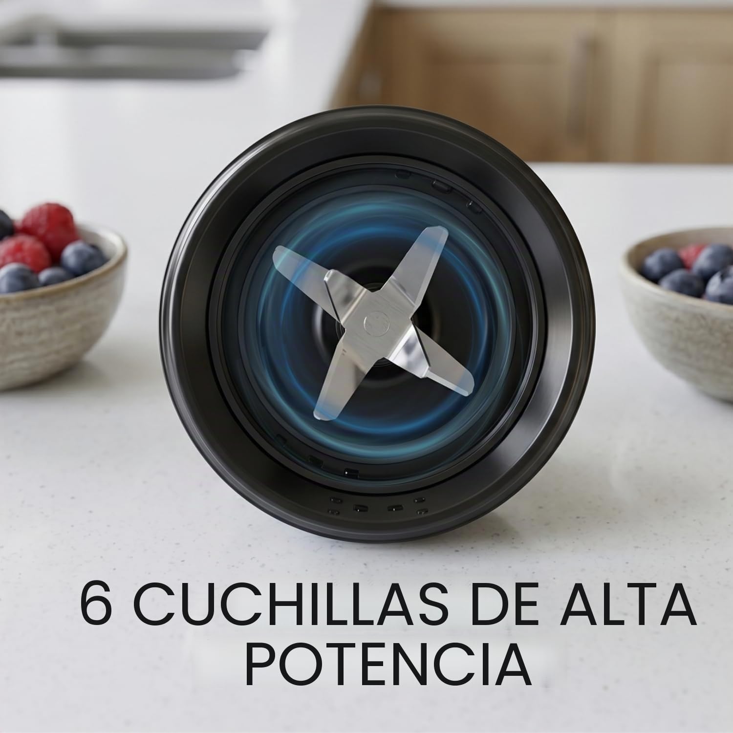Black+Decker- Batidora de vaso individual | 1000W | 700ml | 2 Vasos Portátiles de Tritán | Cuchillas Inox 304 | Pica Hielo | Apta para Lavavajillas | Base Antideslizante | Acabados Antihuellas