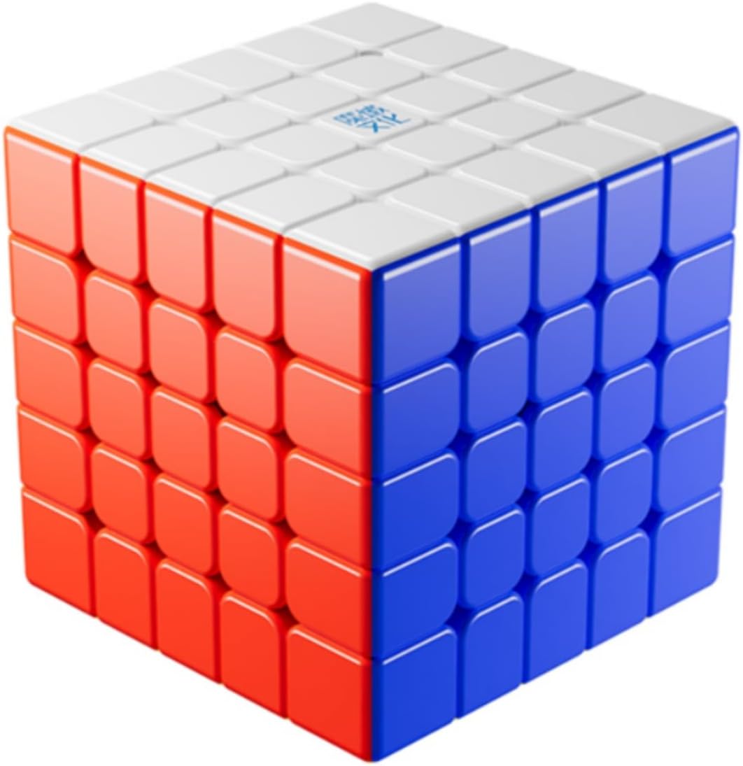 Bukefuno MoYu Aochuang V6 DoubleTrack UV 5x5 Magic Cube Puzzle Magnetic moyu Aochuang WRM V6 112 Magnets, 2Track UV Magic Cloth Stickerless 5x5x5 Cube Speed
