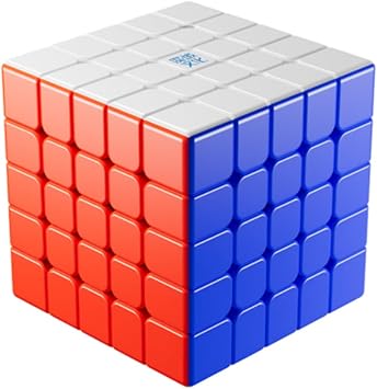 Bukefuno MoYu Aochuang V6 DoubleTrack UV 5x5 Magic Cube Puzzle Magnetic moyu Aochuang WRM V6 112 Magnets, 2Track UV Magic Cloth Stickerless 5x5x5 Cube Speed
