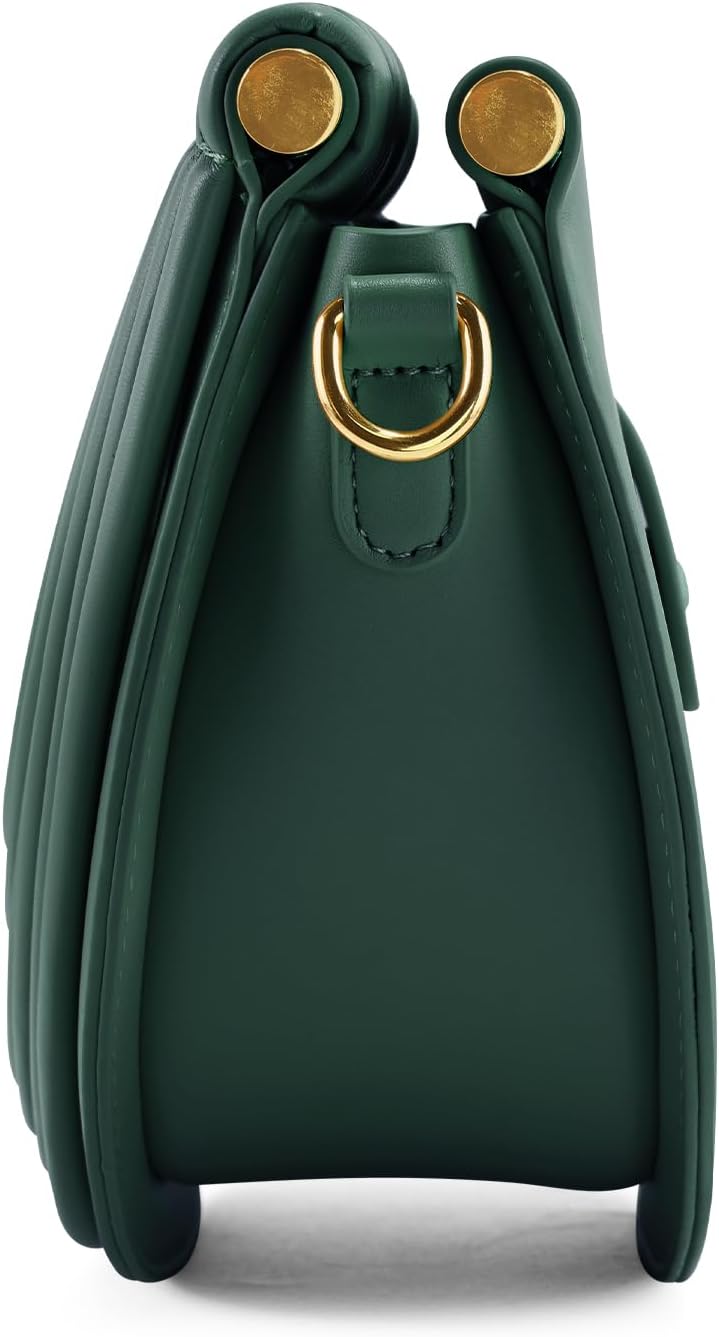 Clutch Purses for Women, Crescent Handbag Woven Bag, Formal PU Leather Purse Designer Handbags for Party Prom Wedding - Image 7