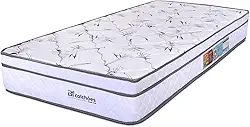 Colchão Solteirão Molas Ensacadas Individualmente com Pillow Top Certificado Wave 97x203x21cm - BF Colchões