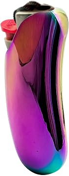 Heavy Curved Lighter Case Cover Holder Sleeve Pouches Metal Ergonomic Design for BIC Mini Size Lighter J5