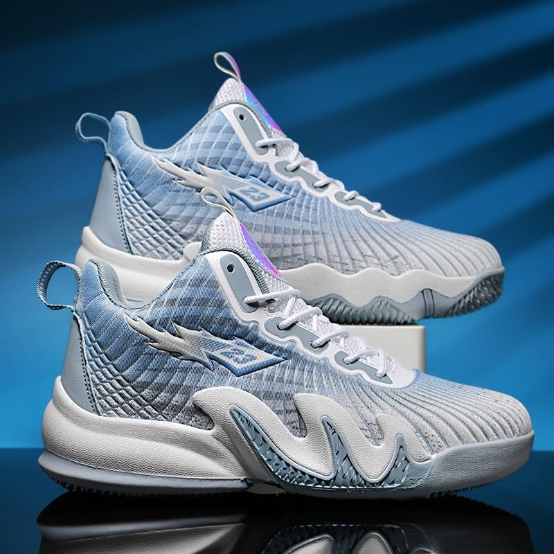 Buty do Koszykówki Wysokie Unisex Hali, na Zewnątrz i Treningu