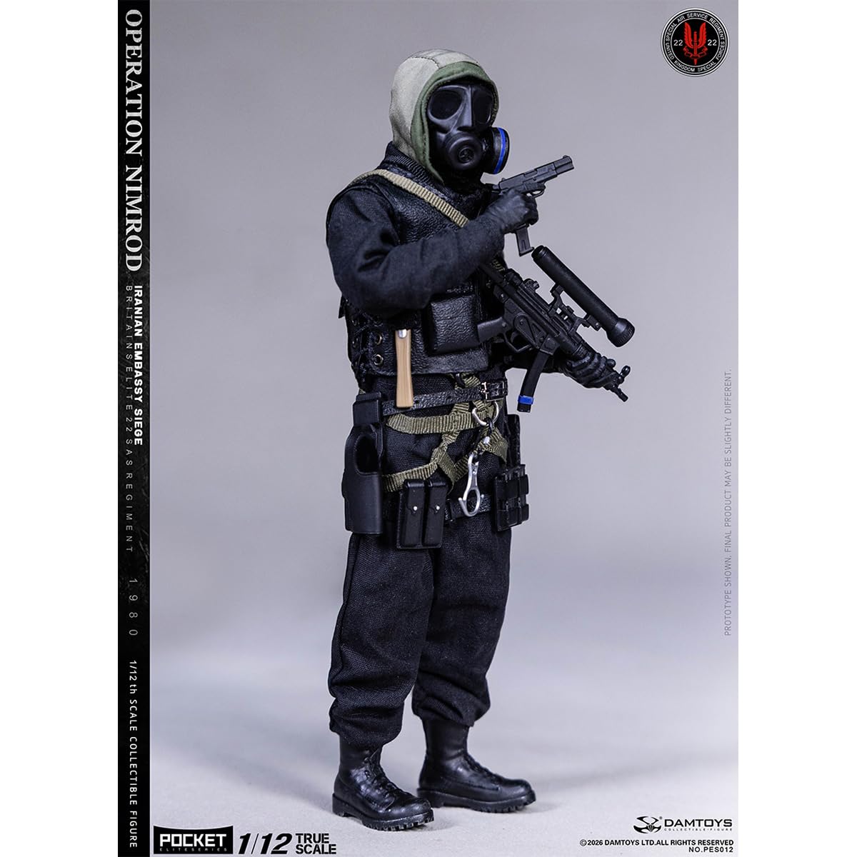 Amazon.co.jp: HiPlay DAMTOYS 1/12 イギリス特殊空挺部隊 SAS CRW